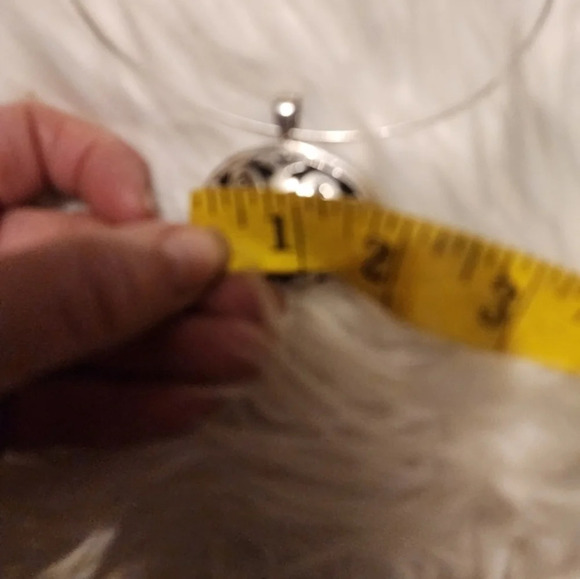 Vintagec Asian Sterling and Onyx Necklace - Picture 9 of 12